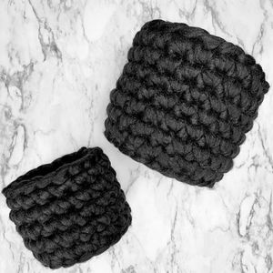 Chunky Crochet Baskets for Plants